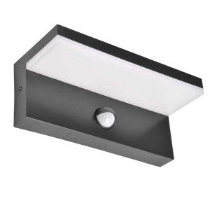 Goldlux Kinkiet zewnętrzny LED TESAq z czuj. PIR 10W 4000K 1100lm IP54 czarny
