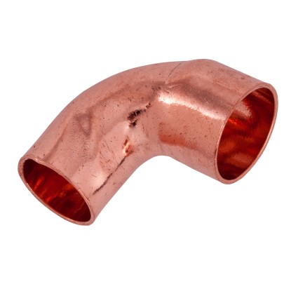 Kolanko nyplowe do lutowania miedziane 90 st. śr.28 mm