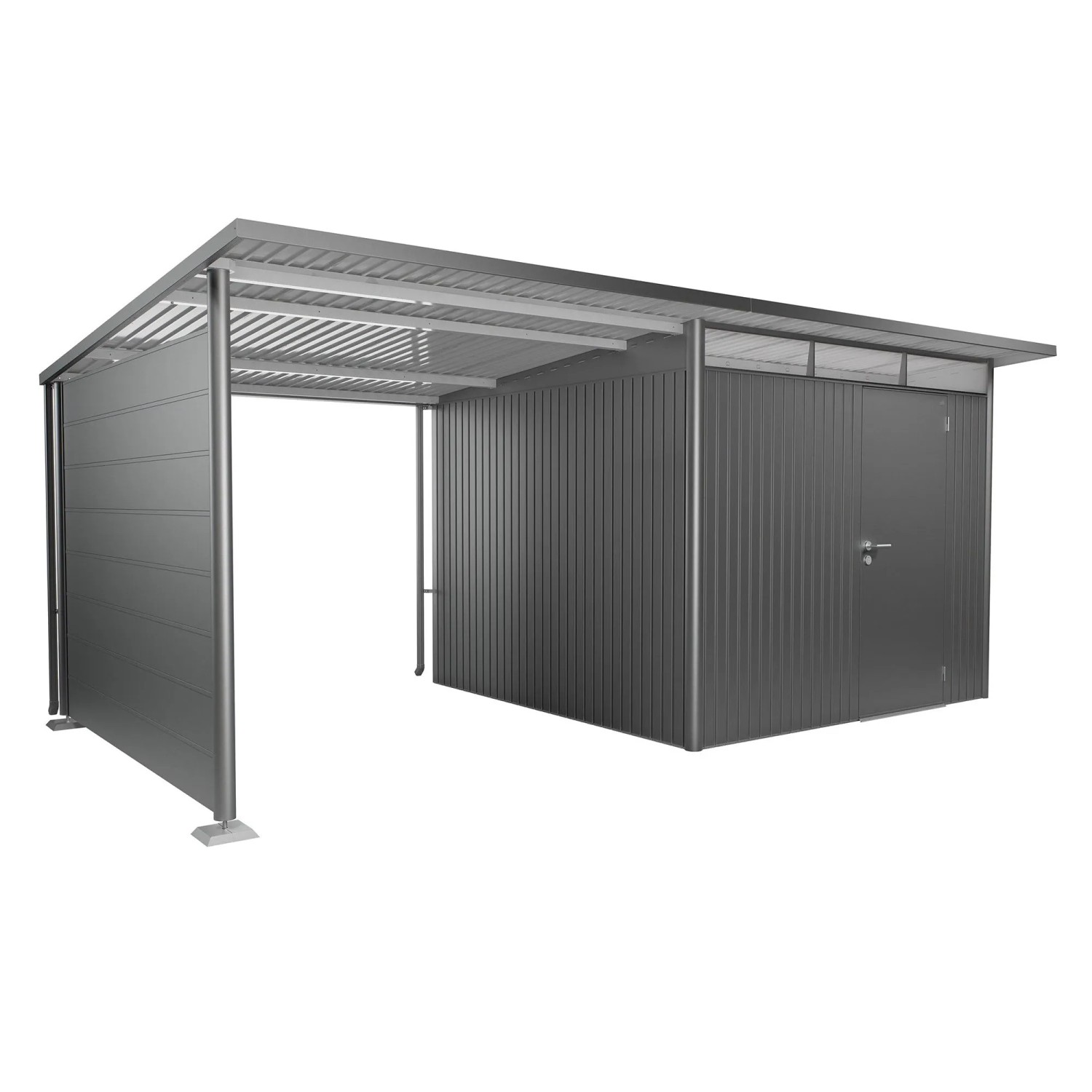 Biohort Panel boczny do dachu bocznego AvantGarde A3, A7 Quartz Grey Metallic