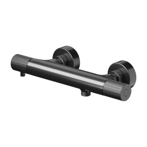 t.b.t. Bateria termostatyczna czarna do prysznica lub wanny.