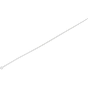 Biała opaska kablowa, długość 368 mm, zestaw 25 sztuk, do wiązania kabli.