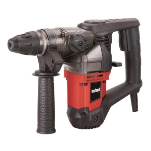 Młot udarowy Nutoool, czerwono-czarny, z dodatkowym uchwytem. Idealny do prac rozbiórkowych.