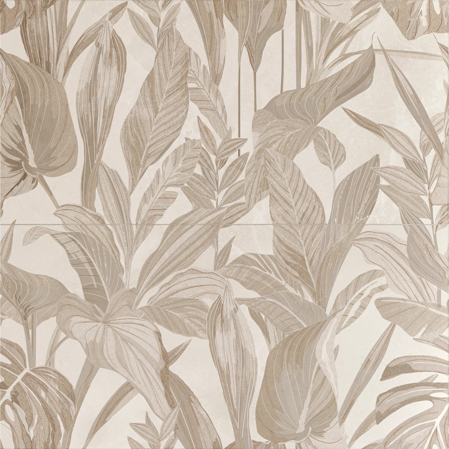 Dekor gresowy Pueblo flower  2-elemntowy 119,8 x 119,8 cm