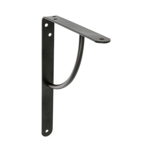 Agas Wspornik do półki 200 × 150 mm czarny max. 105 kg