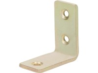 Kątownik konstrukcyjny 40 mm / 40 mm x 20 mm ocynkowany na żółto