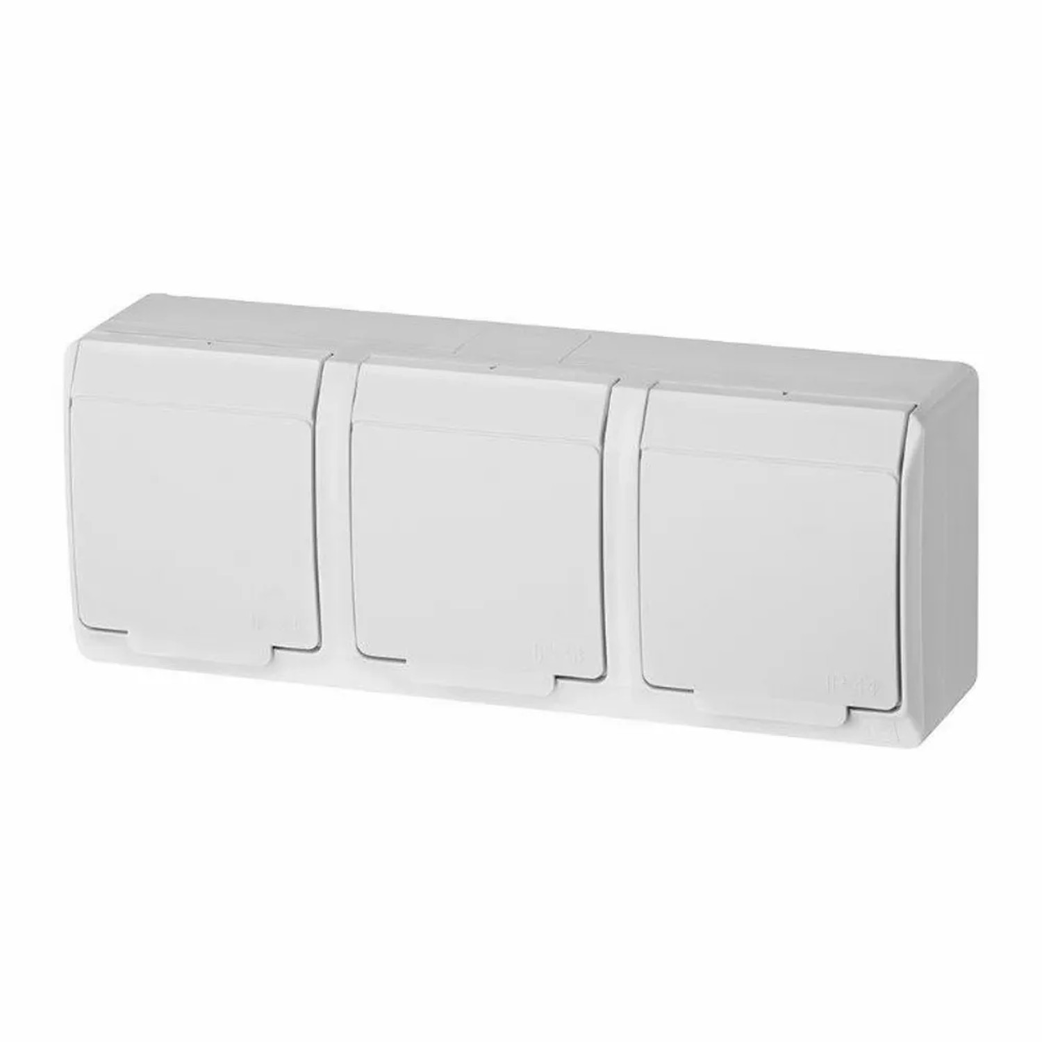Elektro-Plast Gniazdo Hermes potrójne białe