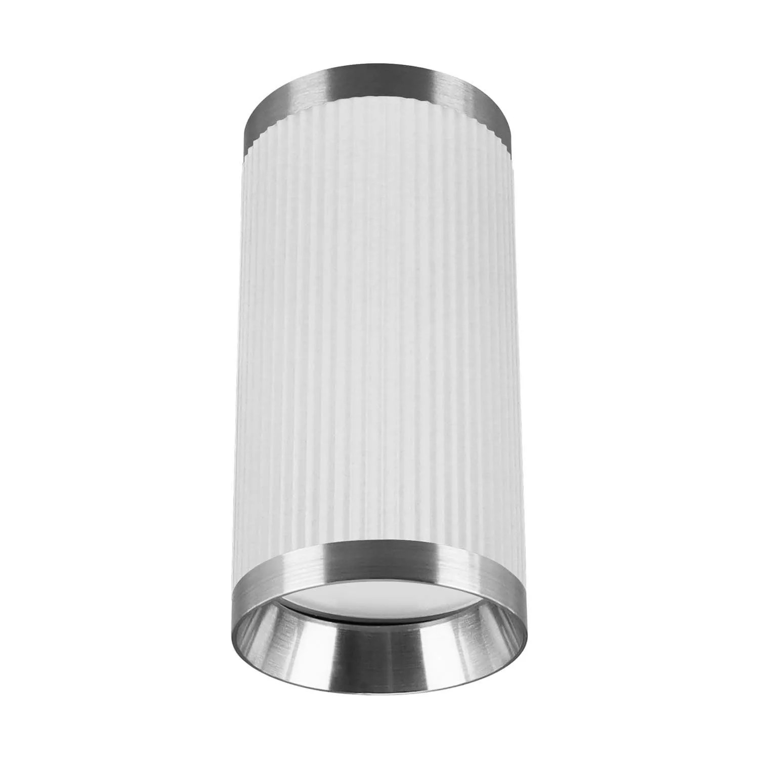 Struhm Lampa sufitowa tuba FRIDA DWL 1xGU10 35W 11x5,5cm biała/chrom