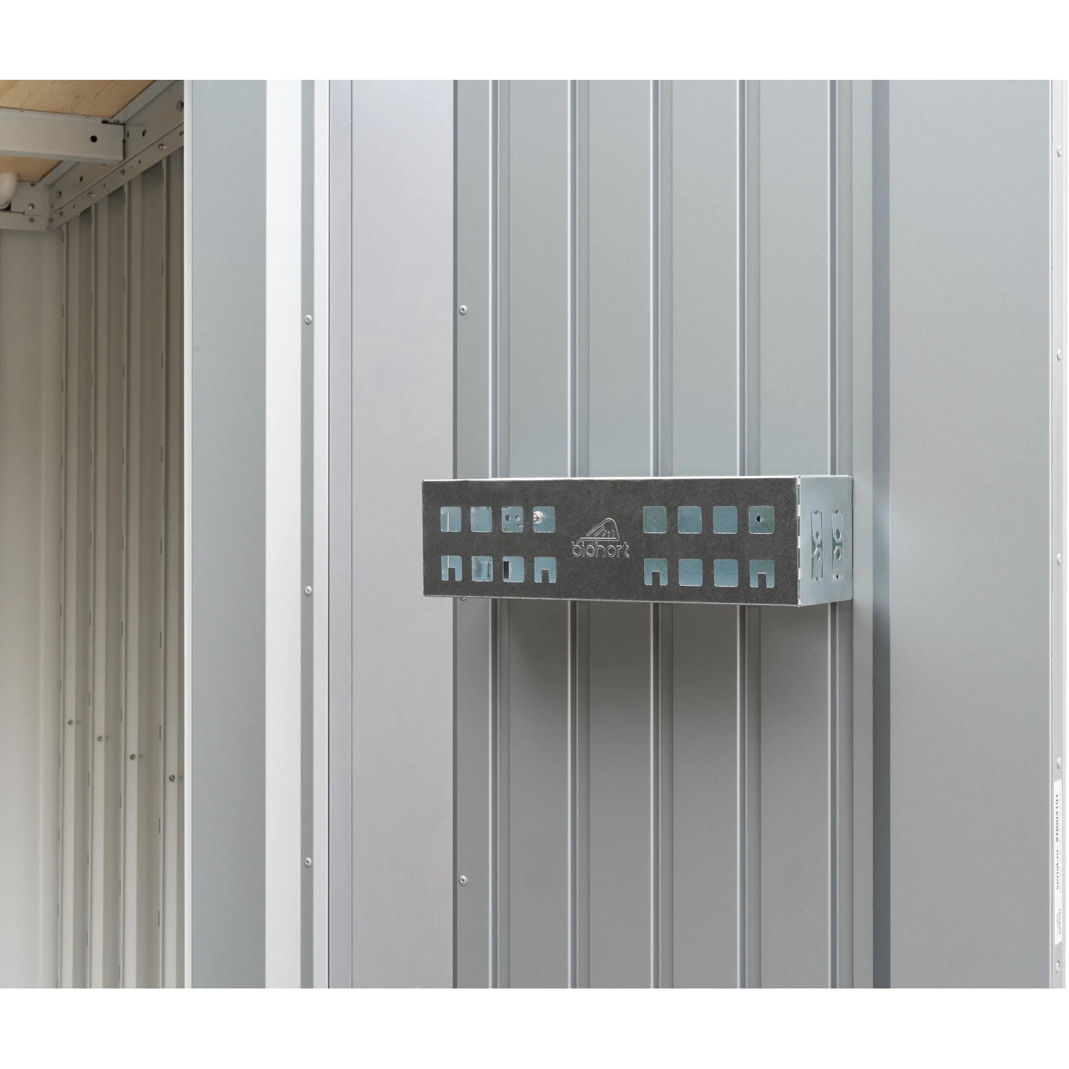 Biohort Kosz na drzwi do domku ogrodowego, 37 x 10 x 9,5 cm, metalowy, 2 sztuki