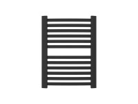 Instal projekt Grzejnik łazienkowy Retto 50 x 70 cm czarny mat