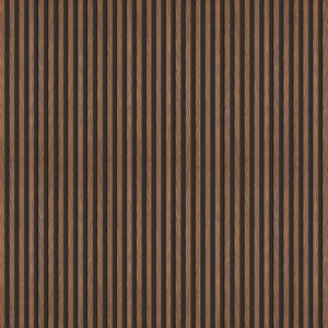 Drewniane panele ścienne, brązowe, żebrowane.