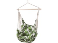 Fotel wiszący LYTTON z poduszką liście - 90 x 135 cm Fotel wiszący LYTTON z poduszką liście - 90 x 135 cm