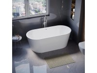 Wanna Jupiter 170 wolnostojąca biała szary 170 x 74 Wanna Jupiter 170 wolnostojąca biała szary 170 x 74