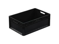 Pojemnik Eurobox 42L czarny 100% recykling