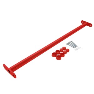 4IQ Drążek metalowy czerwony długość 90 cm średnica 32 mm