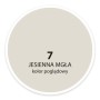 Próbka koloru Jesienna Mgła 7 do farb ściennych. Odcień koloru do wglądu.