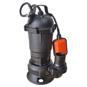 Czarna pompa zanurzeniowa t.b.t. do odwadniania i brudnej wody.