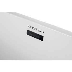 Wanna Pari 150 wolnostojąca biała czarny 150 x 80