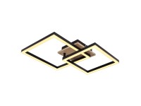 Globo Plafon LED BOSSY 18W 3000K 1200lm czarny matowy