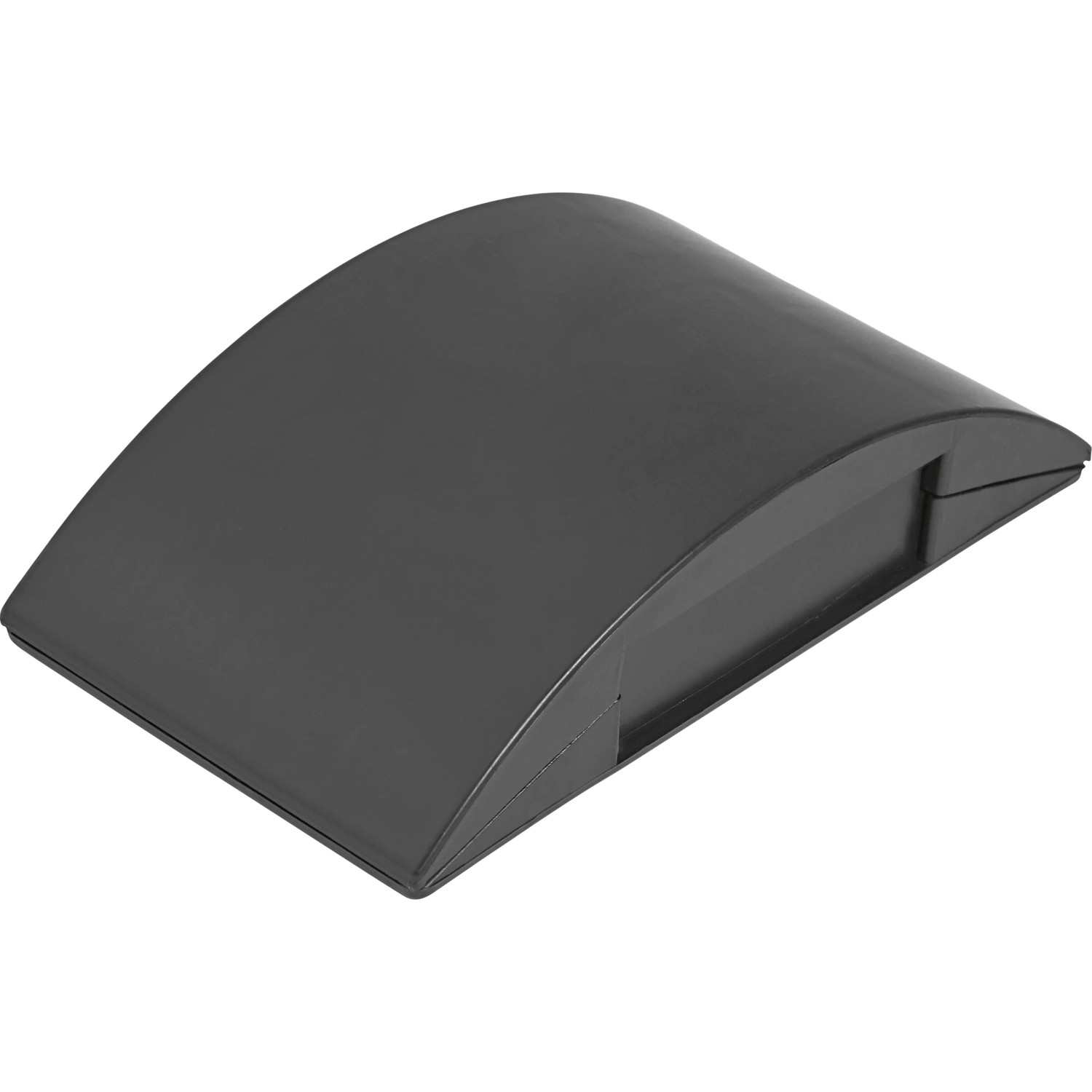 Czarny klocek do szlifowania ręcznego LUX Classic, 70x130 mm, wykonany z PVC do szlifowania.