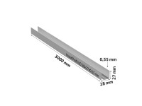 Knauf Profil UD 28 systemowy 3000 mm