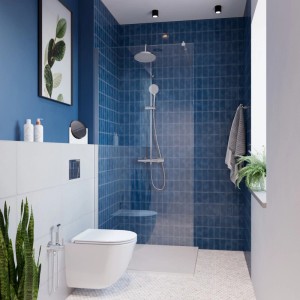 Invena Brodzik Alvero struktura kamienia biały 80x80x2,6 cm