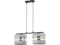 Sigma Lampa sufitowa SARA szara 2xE27 Sigma Lampa sufitowa SARA szara 2xE27