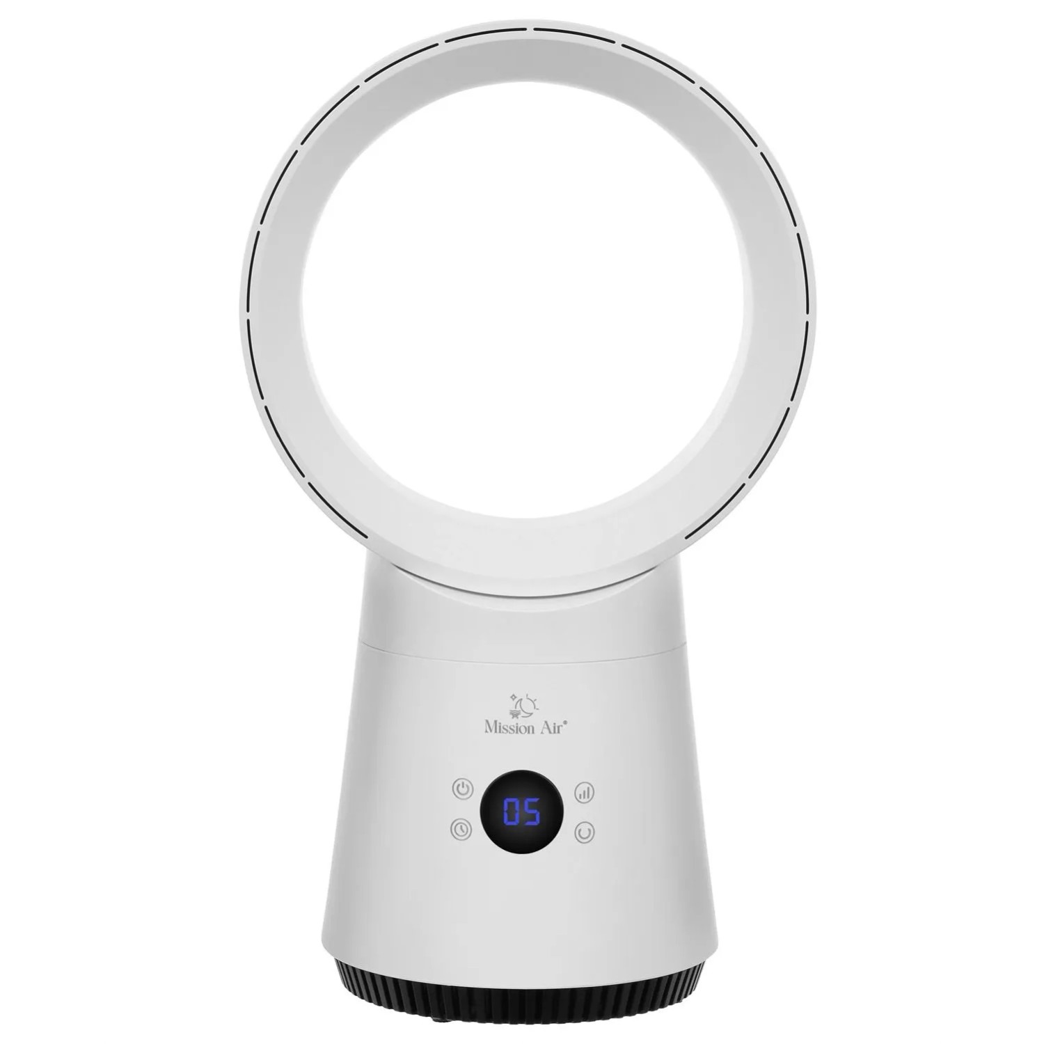 Mission Air Wentylator biurkowy 25 W, 49 cm, biały