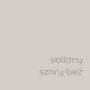 Próbka koloru farby do ścian t.b.t. w odcieniu solidny szaro-beżowy.