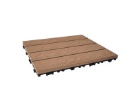 Podest kompozytowy struktura teak - 30 x 30 x 2 cm
