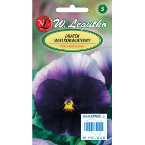 Opakowanie nasion bratka wielkokwiatowego (Viola x wittrockiana).