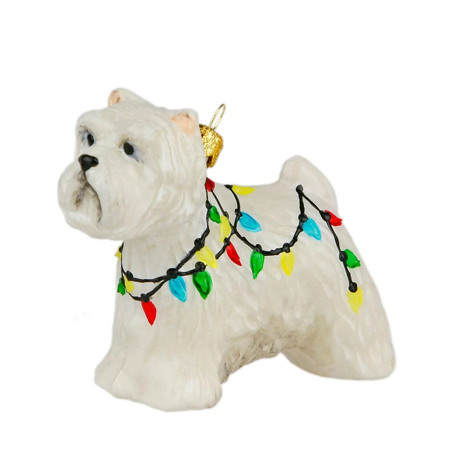 Bombka formowana Pies Westie - 9,5x7x3,5 cm