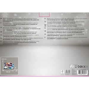 Dekoracja LED SCENERIA ZIMOWA 33 x 19 x 22 cm