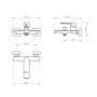 Granitan Bateria wannowa Bali czarna_8