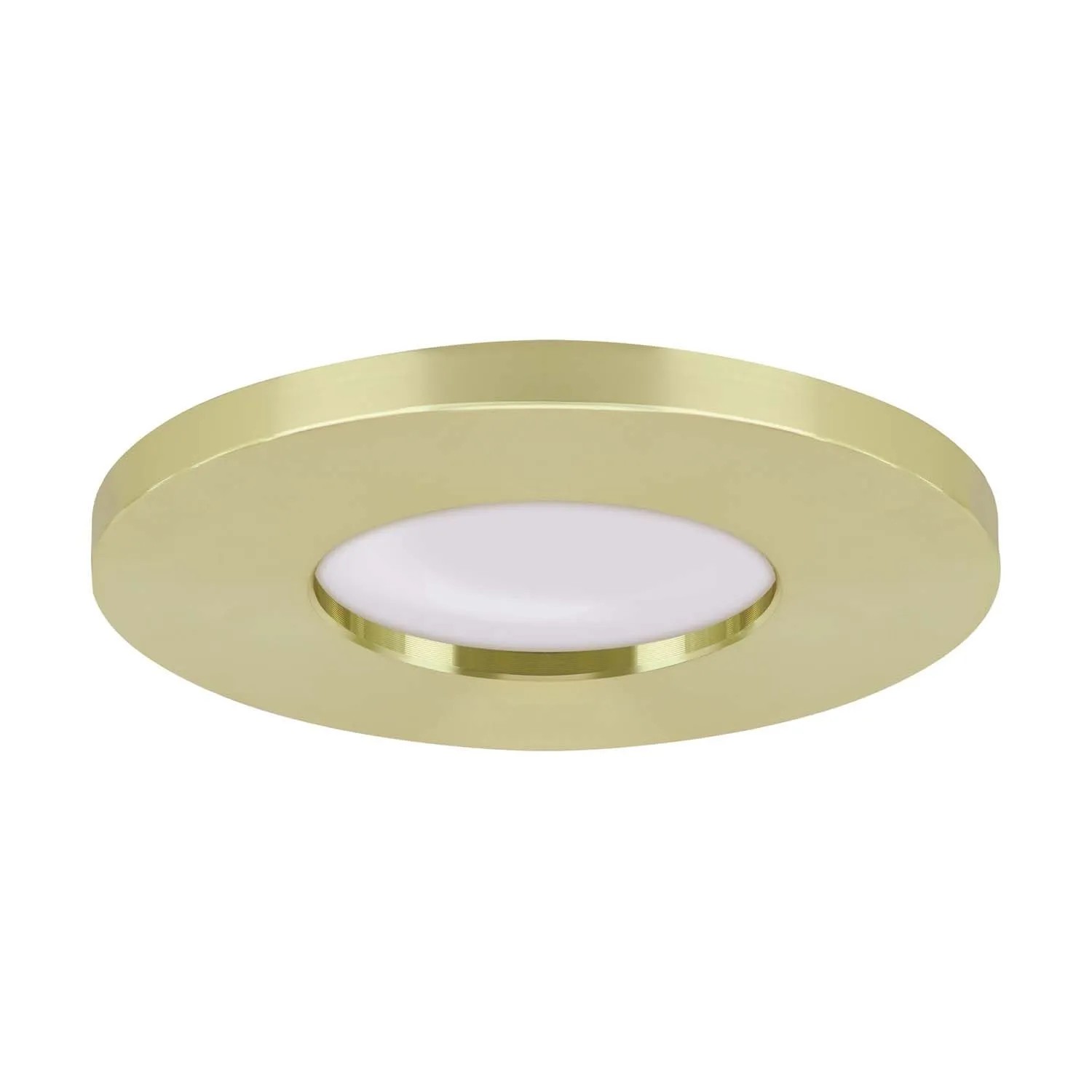 Struhm Lampa podtynkowa szczelna DUKAT C 1xGU10 35W IP44/20 śr. 8,5cm złota