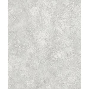 Jasnoszara tapeta dekoracyjna o strukturze tynku.