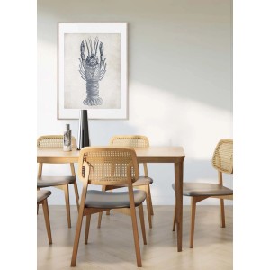 ARS LONGA Obraz LOBSTER OUTLINE 43 x 53 cm