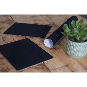 Folia samoprzylepna d-c-fix Welur Czarny, 45x100cm, na drewnie