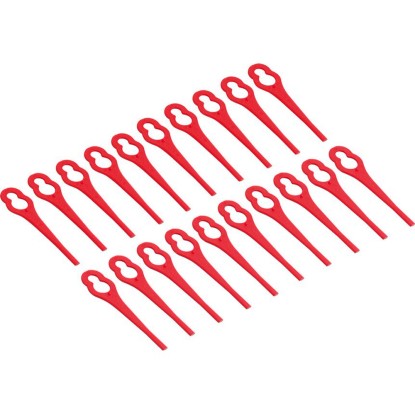 LUX-TOOLS Zestaw plastikowych nożyków do podkaszarki 24 cm 26 szt.