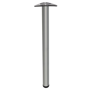 Srebrna noga meblowa t.b.t. do stołów i innych.