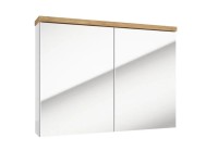 Defra Szafka lustrzana Space Nobu 80 cm biała / dąb
