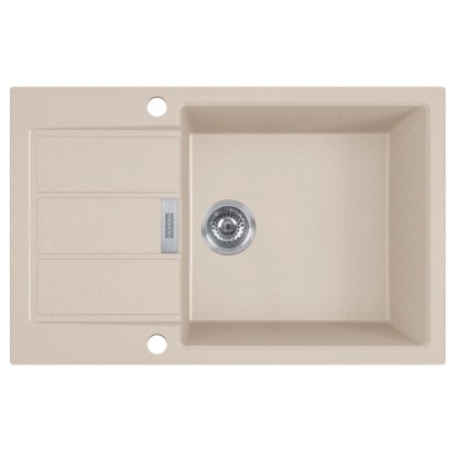 Franke Zlew 1-kom. z ociekaczem S2D 611-78 XL, beżowy 78 x 50 cm