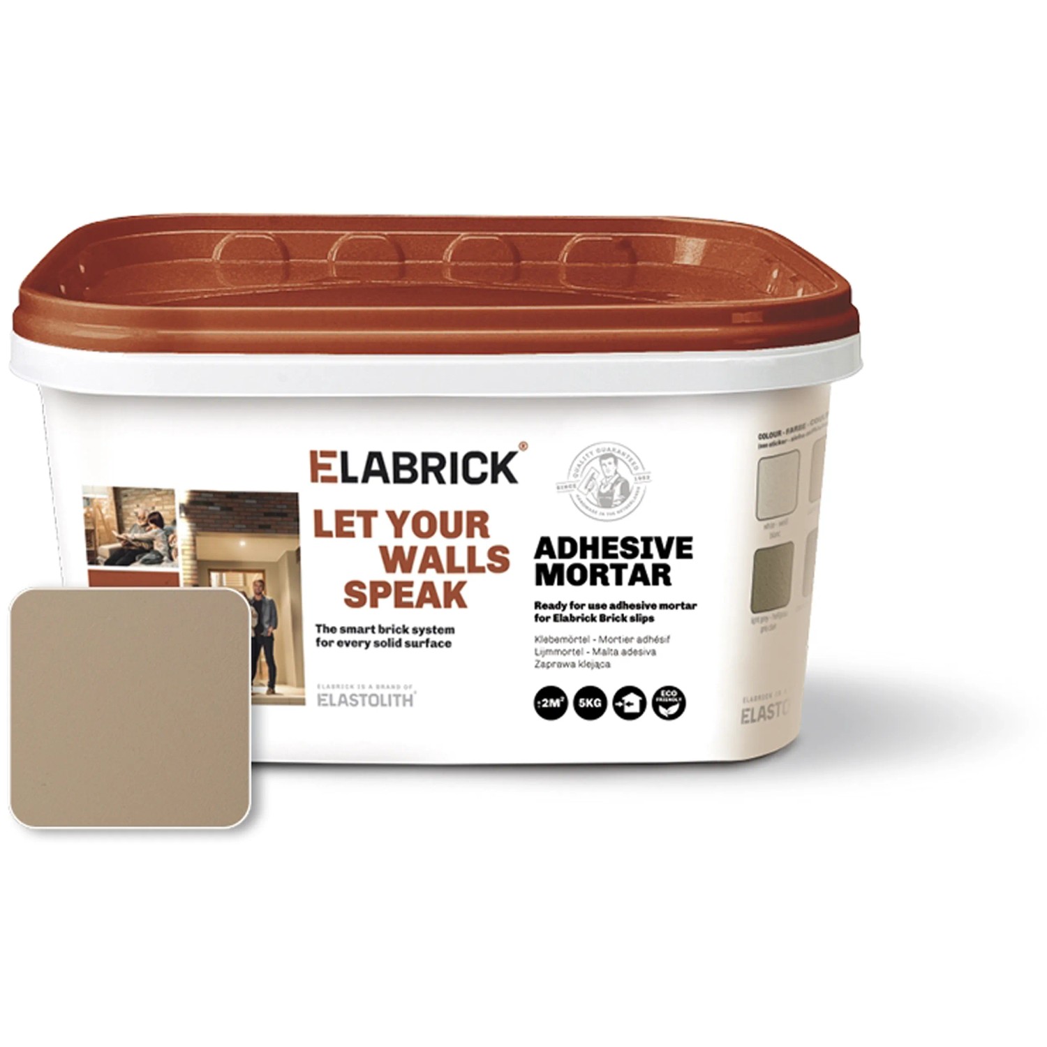 Elabrick Klej - Fuga szary piaskowy 5 kg