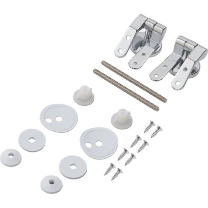 BALIV Zawiasy do deski sedesowej metalowe 2szt