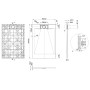 Invena Brodzik Alvero struktura kamienia biały 120x80x2,6 cm_2