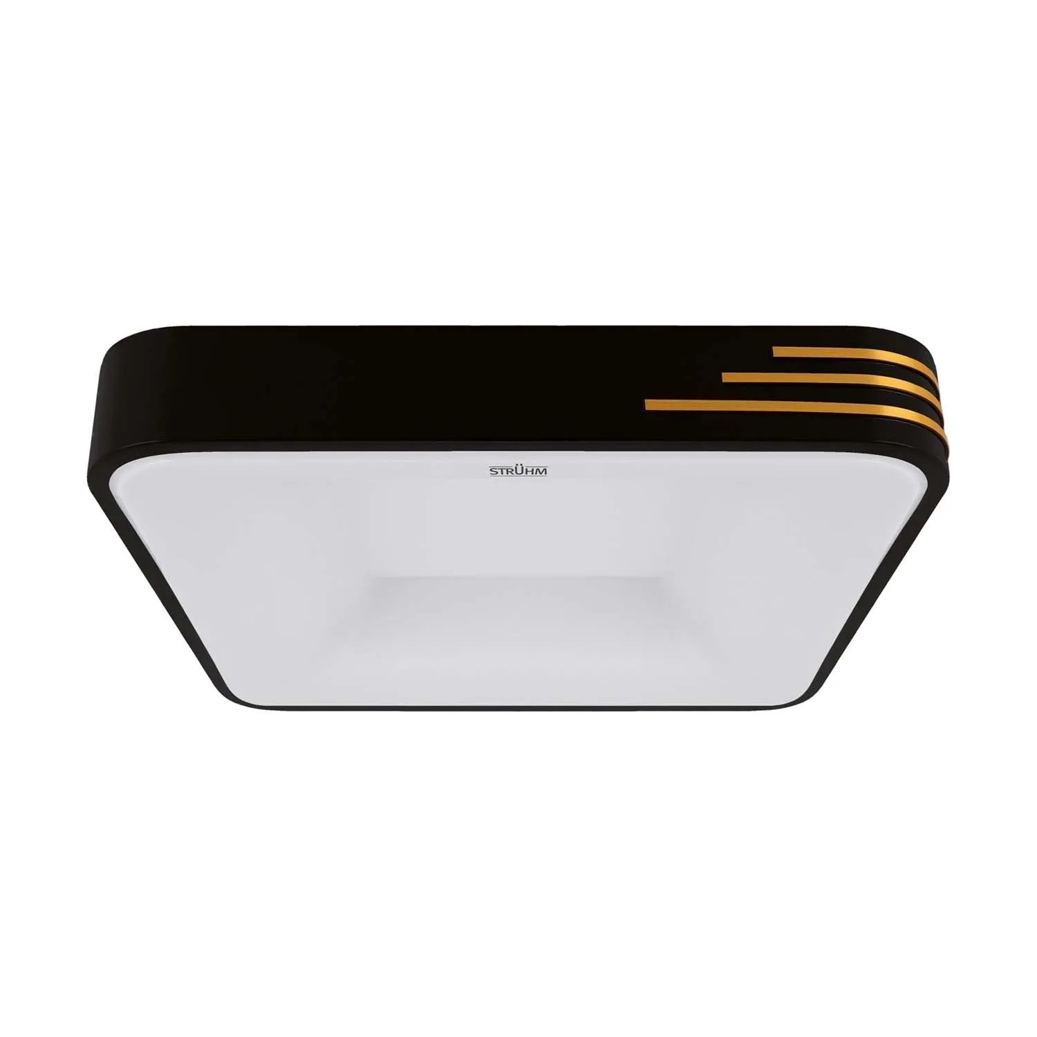 Struhm Plafon kwadratowy LIBRUS LED D 24W 4200K 1700lm 42x42cm czarny/złoty