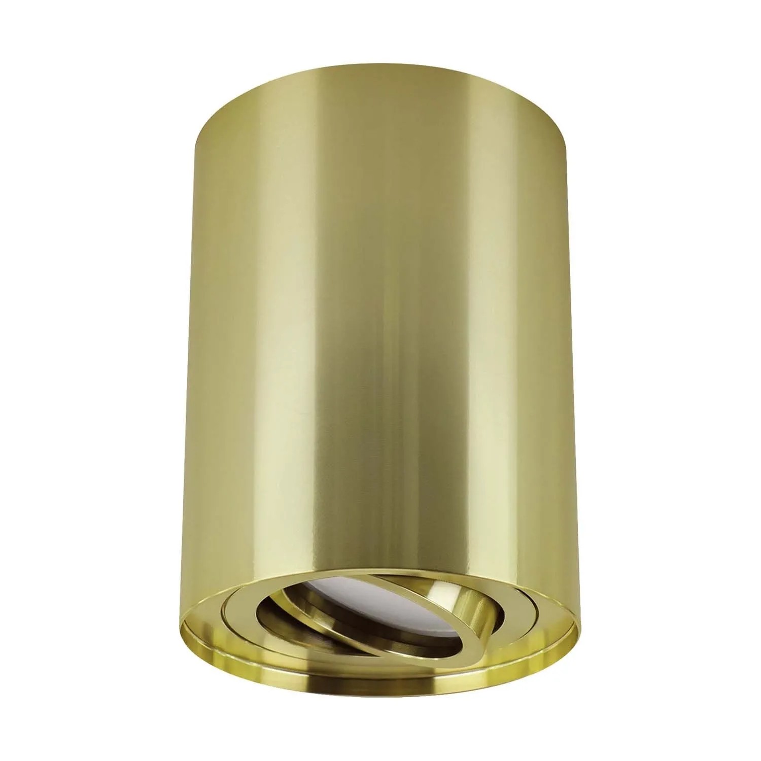 Struhm Lampa sufitowa natynkowa tuba HARY C 1xGU10 35W 12,5x9,4cm złota