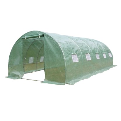 Tunel foliowy wzmocniony zielony - 3 x 8 m