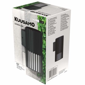 Goldlux Kinkiet ogrodowy KUUSAMO 1xE27 max. 20W LED IP54 grafit