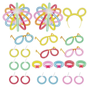 Zestaw imprezowy GLOW STICKS świecące pałeczki 238 el.