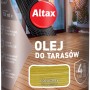 Altax olej do tarasów, puszka. Olej do drewna na tarasy, chroni przed warunkami atmosferycznymi.